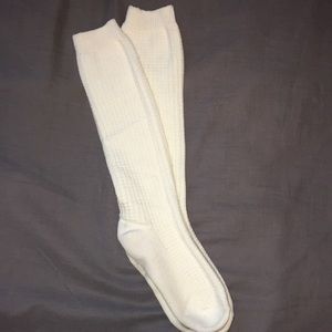 Knee high knit socks